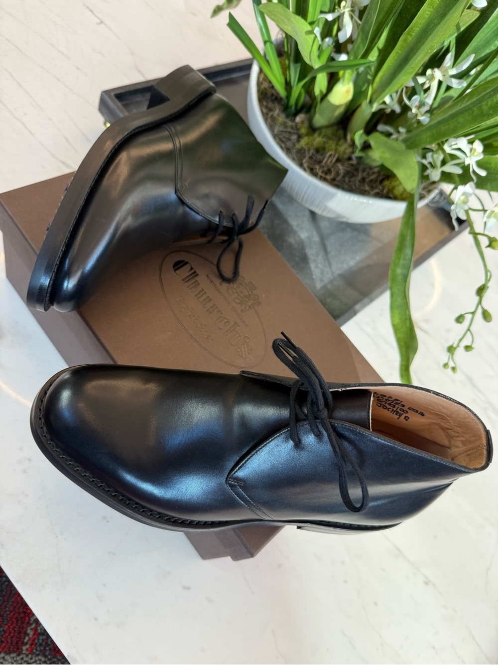 New Church's Jockey R Ankle Boots Men’s Leather Black